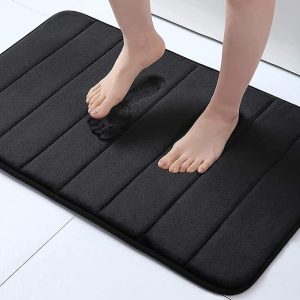 Memory Foam Bath Mat. Ultra Soft and Non-Slip Bathroom Rugs. Water Absorbent and Machine Washable Bath Rug for Bathroom. Shower. and Tub