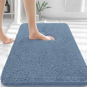 Bathroom Rugs. Extra Soft Absorbent Chenille Bath Rugs. Rubber Backing Quick Dry. Machine Washable Bath Mats for Bathroom Floor. Tub and Shower. Home Decor Accessories