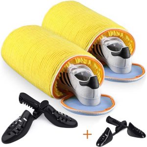 Shoes Laundry Bag Keep Shoes Clean. Shoe Wash Bag for Washing Machine. Reusable and Durable Zipper Shoe Washing Bag. Sneaker Tennis Shoe Cleaner Kit Include Pair of Adjustable Shoe Trees