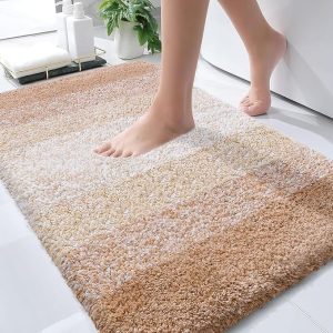 Bathroom Rugs Mat. Extra Soft Absorbent Microfiber Bath Rugs. Rubber Backing. Quick Dry. Machine Washable Bath Mats for Bathroom Floor. Tub. Shower and Home Decor Accessories